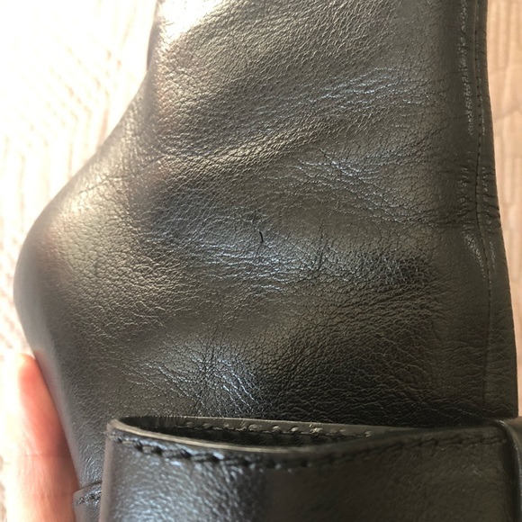 Valentino Garavani leather black ankle boots with bow size EU 38 US 7.5 - Picture 15 of 17